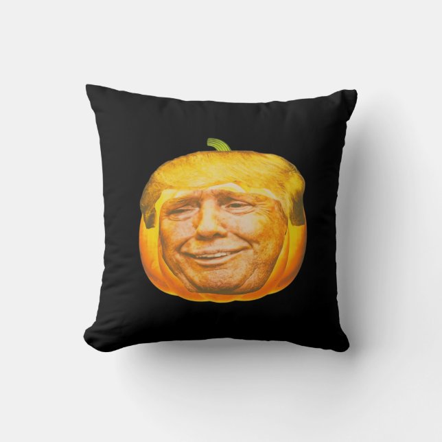 Enge Trumpkin Pumpkin Halloween Party Design Kussen (Voorkant)