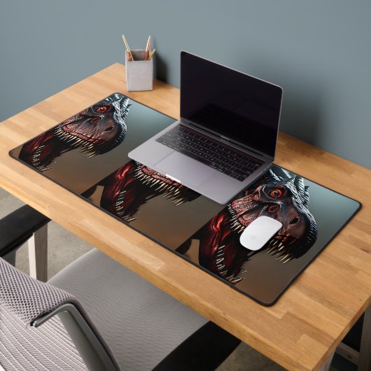 Enge Tyrannosaurus Rex Gezicht, Computer Desk Mat (Kantoor 2)