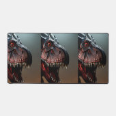Enge Tyrannosaurus Rex Gezicht, Computer Desk Mat (Voorkant)