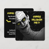 Enge Vampier Halloween Feest Uitnodiging (Voorkant / Achterkant)