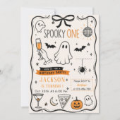 Enge verjaardag Halloween Kaart (Voorkant)