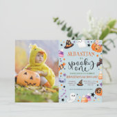 Enge verjaardag met Halloween-thema  Kaart (Staand voorkant)