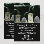 Enge verjaardagsfeestje uitnodiging (Voorkant / Achterkant)