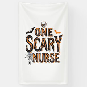 Enge Verpleegster Halloween Vintage Gravure Shirt  Spandoek