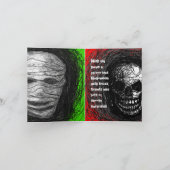 Enge Verrassing Halloween Kaart (Binnen)