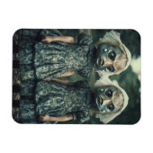 Enge vis tweeling horror film fans magneet (Horizontaal)
