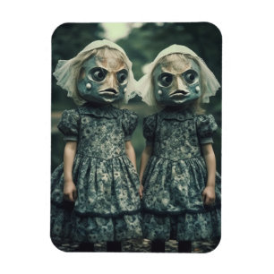 Enge vis tweeling horror film fans magneet