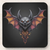 Enge vleermuisinkttekening, bier onderzetter (Voorkant)