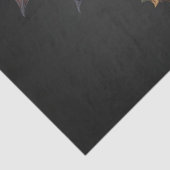 Enge vleermuisinkttekening, ontkoppeld weefselpapi tissuepapier (Detail)