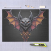 Enge vleermuisinkttekening, ontkoppeld weefselpapi tissuepapier (Craft)