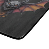 Enge vleermuisinkttekening, snijplank (Hoek)