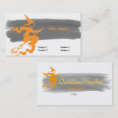 Enge vliegende heks no2 visitekaartje (Voorkant / Achterkant)