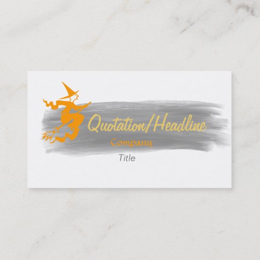 Enge vliegende heks no2 visitekaartje (Achterkant)