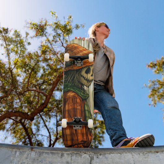 Enge vogelverschrikker  persoonlijk skateboard (Buiten 1)