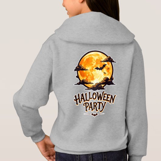 Enge Volle Maan & Vleermuizen Halloween Feest (Achterkant)