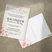 Enge Volwassen Bloedspetter Halloween Party Briefkaart