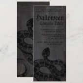 Enge Volwassen Halloween Party Uitnodiging (Voorkant / Achterkant)