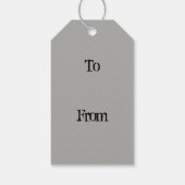 Enge vrolijke kerst elf cadeaulabel (Achterkant)