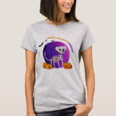 Enge Weimaraner Halloween Full Moon T-shirt (Voorkant)