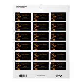 Enge Wezens Halloween Gift Labels (Full Sheet)