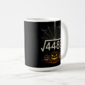 Enge Wiskunde Halloween √4489 Ontwerp Koffiemok (Voorkant rechts)