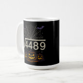 Enge Wiskunde Halloween √4489 Ontwerp Koffiemok (Voorkant links)