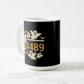 Enge Wiskunde Halloween √4489 Ontwerp Koffiemok (Voorkant links)