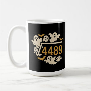 Enge Wiskunde Halloween √4489 Ontwerp Koffiemok