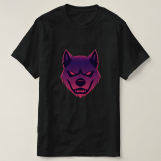 Enge Wolf: Neon T-shirt Kunst