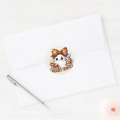 Enge Zoete Geest Ronde Sticker (Envelop)