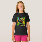 Enge Zombie Halloween Feest T-shirt (Voorkant volledig)
