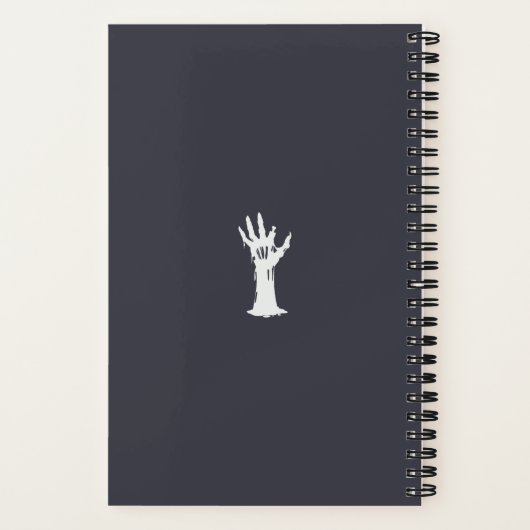 Enge Zombie Horror Notitieboek (Achterkant)