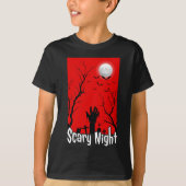 Enge Zombie-nacht T-shirt (Voorkant)