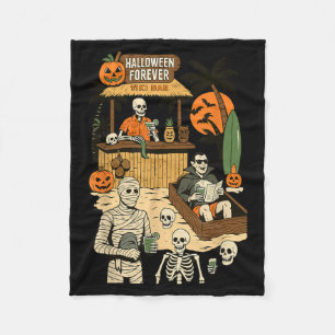 Enge Zomer Halloween Retro Zomer Horror Fleece Deken