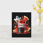 Enge zomerdrankjes Summerween-sfeer Grappige zomer Kaart (Gele Bloem)