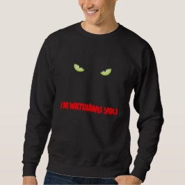 Enge Zwarte Kattenogen - Halloween Trui