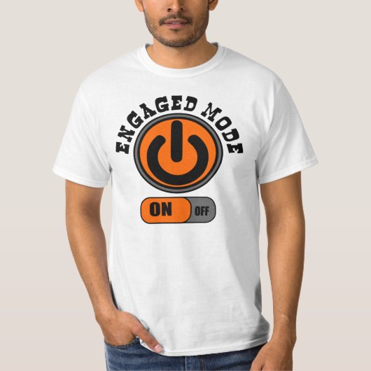engeged, verlovingsfeest t-shirt (Voorkant)