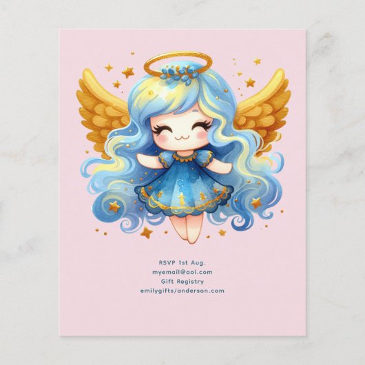 Engel 1e Verjaardag Sprookje Magische Verjaardag (Achterkant)