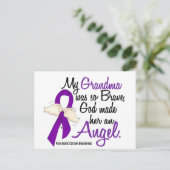 Engel 2 Alvleesklier- Kanker van de Oma Briefkaart (Staand voorkant)