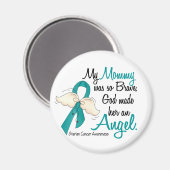 Engel 2 eierstokkanker mama magneet (Voorkant / Achterkant)