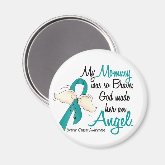 Engel 2 eierstokkanker mama magneet (Voorkant / Achterkant)