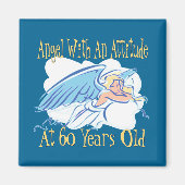 Engel 60e verjaardag magneet (Voorkant)