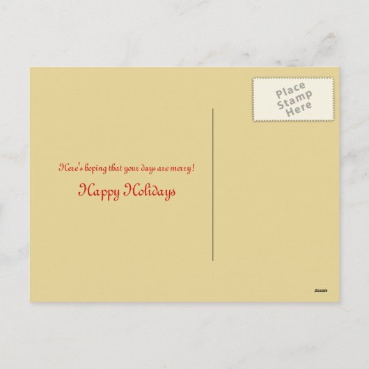 Engel aan de kerstboom feestdagenkaart (Achterkant)