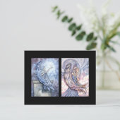 Engel ACEO-kaart van Molly Harrison Briefkaart (Staand voorkant)