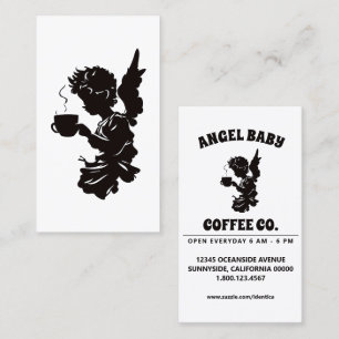 engel baby koffie bedrijf visitekaartje
