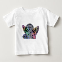 Engel Baby T-shirt | Mooie Cherub Kinderen T-shirt