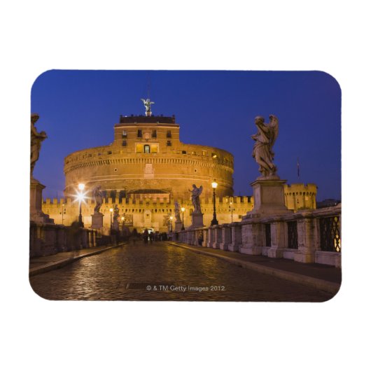 Engel beelden op de Ponte Sant'Angelo met de Magneet (Horizontaal)