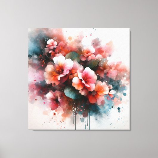 engel begonia canvas afdruk (Voorkant)