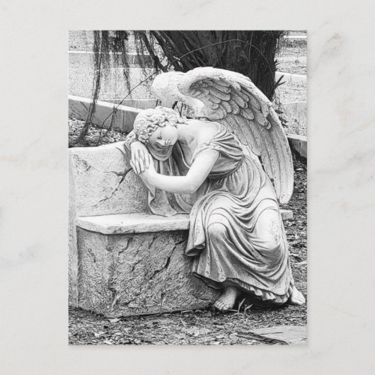 Engel, Begraafplaats, Savannah Ga Briefkaart (Voorkant)