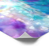 Engel Bidden Wereldvrede Mooie Kleurrijke Kunst Poster (Hoek)